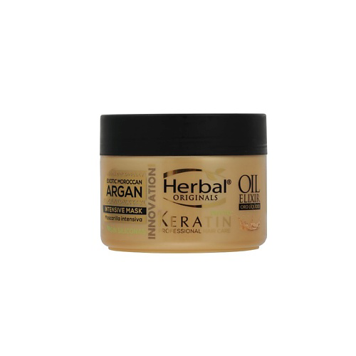 HERBAL Интенсивная маска фито-кератин Эликсир с маслом арганы Keratin Professional Hair Care Intensive Mask 300 #1