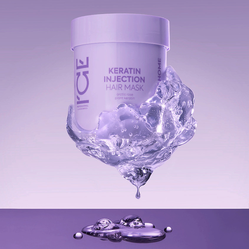 ICE BY NATURA SIBERICA Кератиновая маска для повреждённых волос Keratin Injection Hair Mask 200 #1