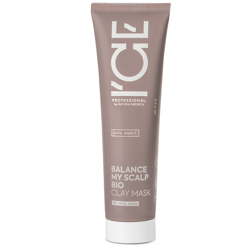 ICE BY NATURA SIBERICA Маска - глина для очищения, восстановления кожи головы Balance My Scalp Bio Clay Mask #1