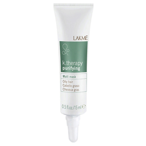 LAKME Маска для жирных волос с матирующим эффектом K. Therapy Purifying Matt Mask 6 #1
