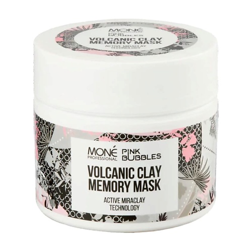MONE PROFESSIONAL Моделирующая маска для волос с вулканической глиной Pink Bubbles Volcanic Clay Memory Mask 200 #1