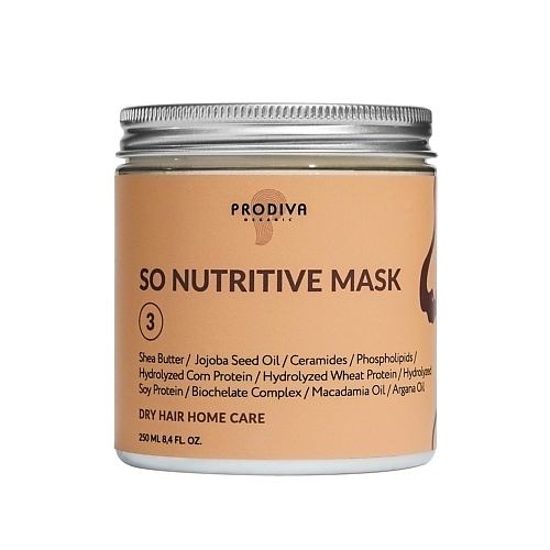 PRODIVA Маска для питания сухих волос SO NUTRITIVE 250 #1