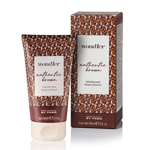 PROFESSIONAL BY FAMA Защитная маска для каштановых волос AUTHENTIC BROWN 150 #1