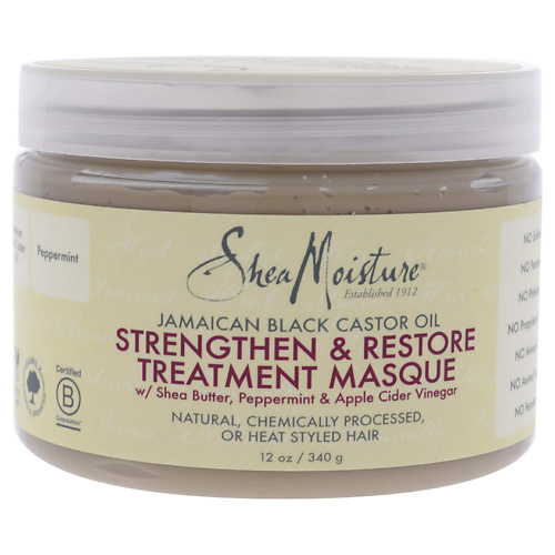 SHEA MOISTURE Маска для волос восстанавливающая Jamaican Black Castor Oil Strengthen-Grow Restore Treatment Masque 326 #1