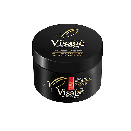 VISAGE COLOR HAIR FASHION Маска для вьющихся волос и после химической завивки HAIR MASK DAMAGED HAIR 500 #1