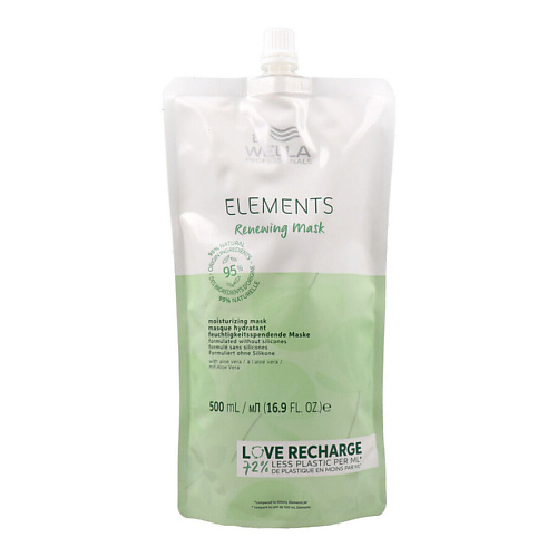 WELLA Маска для волос Elements Увлажняющая 500 #1