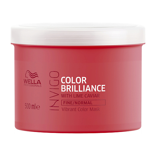 WELLA PROFESSIONALS Маска защита цвета окрашенных тонких волос INVIGO COLOR BRILLIANCE 500 #1