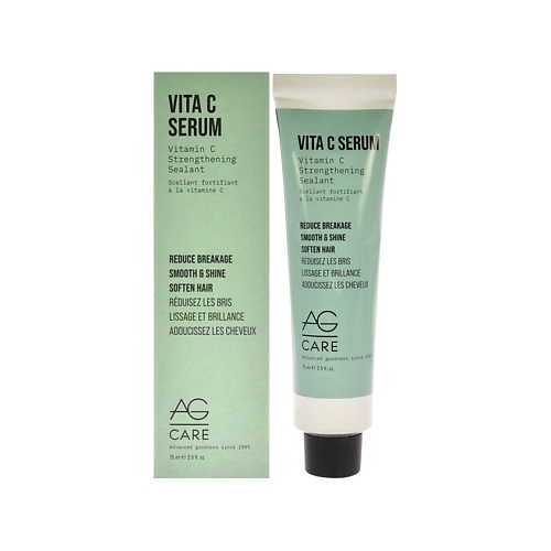 AG HAIR COSMETICS Сыворотка для волос укрепляющая с витамином С Vitamin C Serum Strengthening Sealant 75 #1