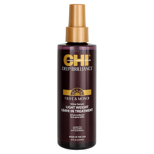 CHI Несмываемая сыворотка-сияние для волос Deep Brilliance Lightweight Leave-In Treatment 177 #1