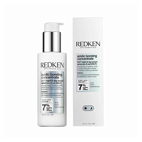 REDKEN Сыворотка для поврежденных волос Acidic Bonding Concentrate 24/7 Night & Day 100 #1