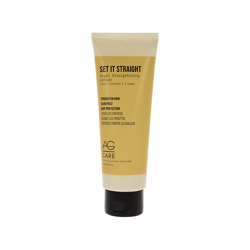 AG HAIR COSMETICS Лосьон для волос выпрямляющий Set It Straight Argan Straightening Lotion 148 #1
