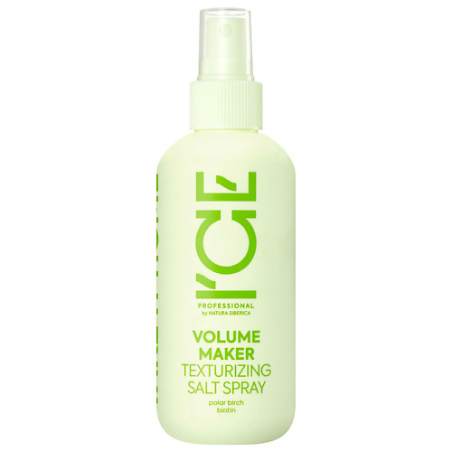 ICE BY NATURA SIBERICA Текстурирующий солевой лосьон - спрей для волос Volume Maker Texturizing Salt Spray 200 #1