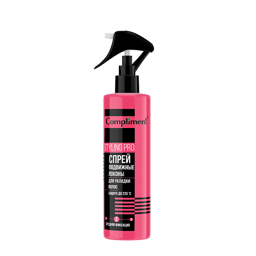 COMPLIMENT Styling Pro Спрей подвижные локоны средней фиксации 200 #1