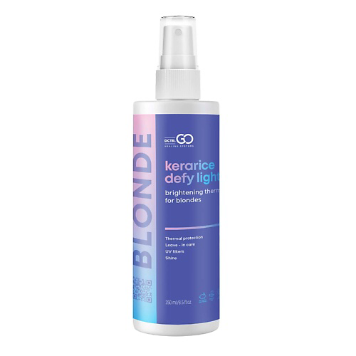 DCTR.GO HEALING SYSTEM Спрей для защиты и блеска волос Kerarice Defy Light for Blondes 250 #1