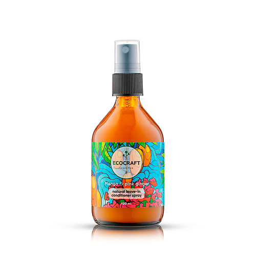 ECOCRAFT Спрей-кондиционер Манго и розовый имбирь, несмываемый Mango & Pink Ginger Natural Leave-In Conditioner Spray 100 #1
