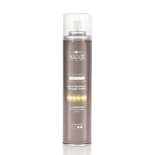 HAIR COMPANY Спрей без газа, придающий блеск СРЕДНЕЙ фиксации "Illuminating Medium Spray No Gas" 300 #1