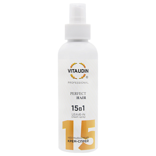 VITA UDIN Несмываемый крем-спрей PERFECT HAIR для волос 15 в 1, спрей для укладки волос 200 #1