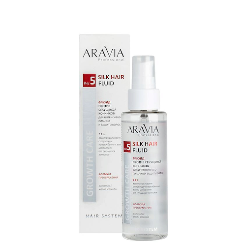 ARAVIA PROFESSIONAL Флюид против секущихся кончиков для интенсивного питания и защиты волос Growth Care Silk Hair Fluid 110 #1