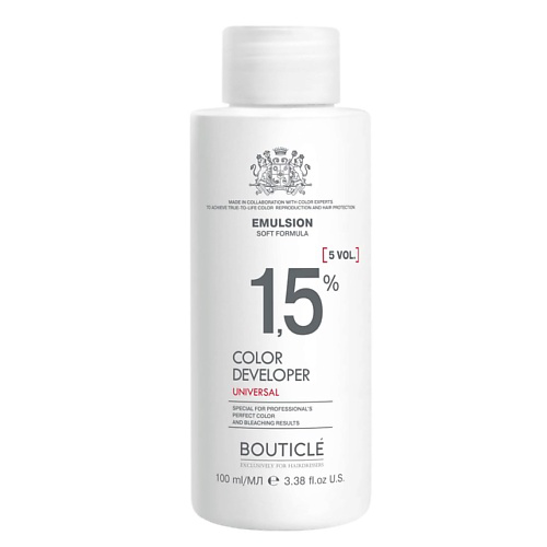 BOUTICLE Оксидант-лосьон 1,5% 100 #1