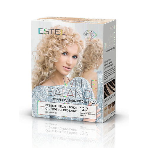 ESTEL PROFESSIONAL Набор Секрет идеального блонда WHITE BALANCE тон 12.7 Завораживающий Жемчуг 350 #1