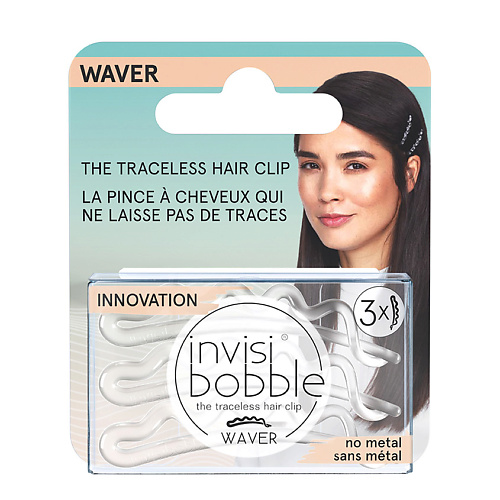INVISIBOBBLE Заколка invisibobble WAVER Crystal Clear (с подвесом) #1