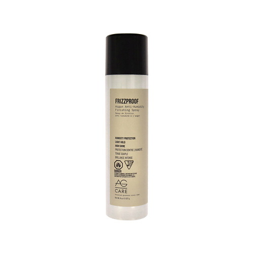 AG HAIR COSMETICS Лак для волос разглаживающий против пушистости Frizzproof Argan Anti - Humidity Finishing Spray 227 #1