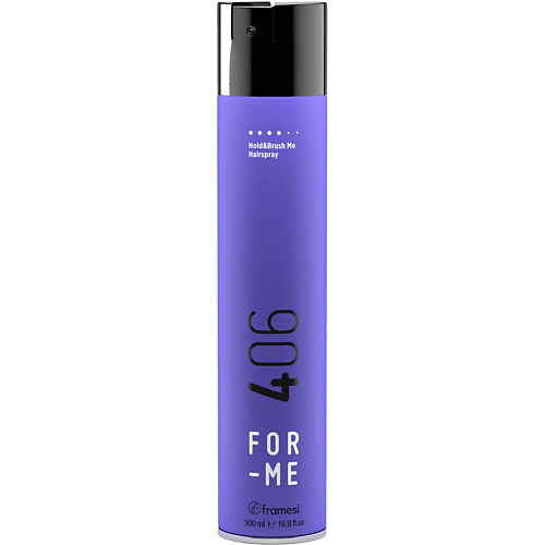 FRAMESI Лак для волос сильной фиксации FOR-ME 406 HOLD&BRUSH ME HAIRSPRAY 500 #1