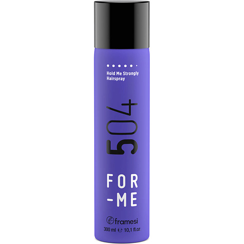 FRAMESI Неаэрозольный лак для волос сильной фиксации FOR-ME 504 HOLD ME STRONGLY HAIRSPRAY 300 #1