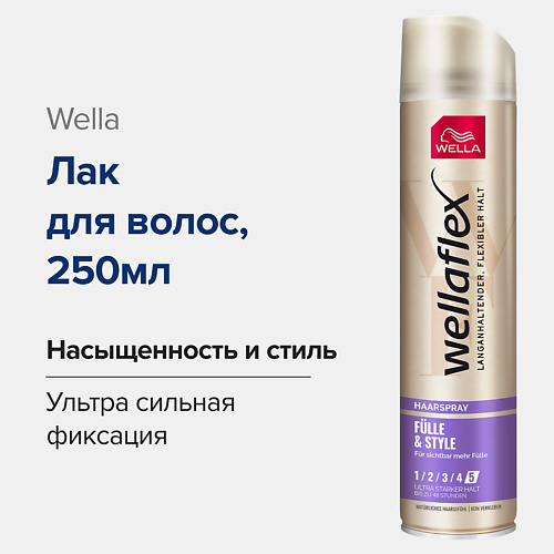 WELLA Лак для волос Fulle & Style, Полнота и стиль, сильная фиксация без склеивания 250 #1