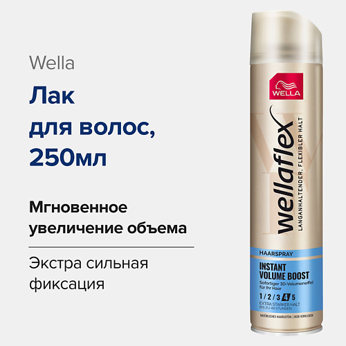 WELLA Лак для волос Instant Volume Boost Мгновенный объем, экстра сильная фиксация без склеивания 250 #1