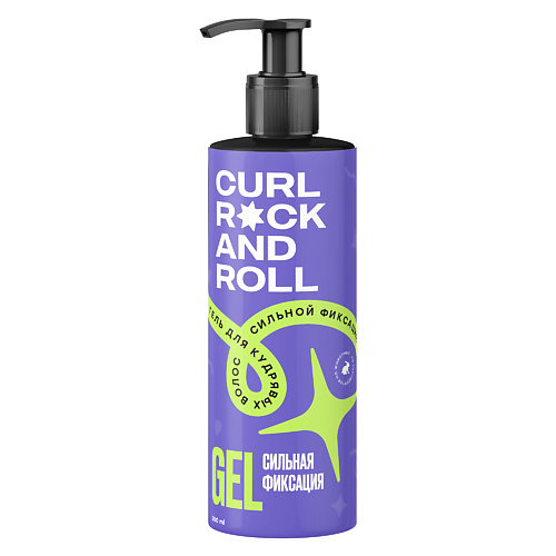 CURL ROCK AND ROLL Гель для укладки кудрявых волос сильной фиксации с экстрактом мелиссы 300 #1
