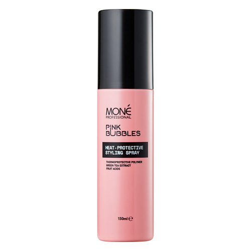 MONE PROFESSIONAL Спрей для волос термозащитный Pink Bubbles 150 #1