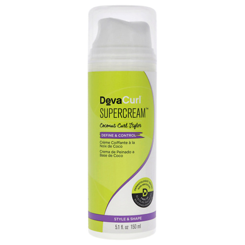 DEVACURL Крем для укладки кудрявых волос кокосовый Define & Control Supercream 150 #1