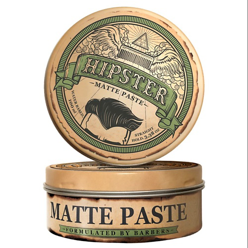 HIPSTER Matte Paste Паста для укладки волос со средней фиксацией и матовым эффектом 100 #1