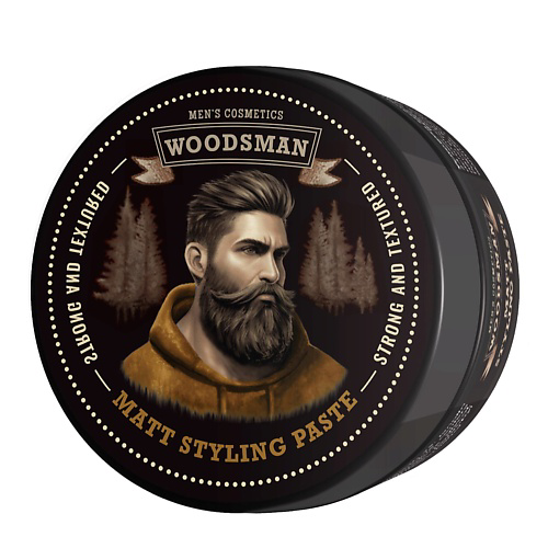 WOODSMAN Матовая паста для укладки волос 75 #1