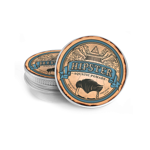 HIPSTER Aquatic Pomade Помада для укладки волос со средней фиксацией и естественным блеском 33 #1