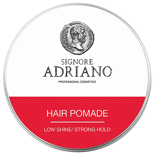 SIGNORE ADRIANO Помада для укладки волос на водной основе "Hair pomade strong" сильной фиксации #1