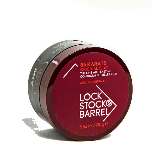 LOCK STOCK & BARREL Глина для густых волос 85 Karats Original Clay 100 #1