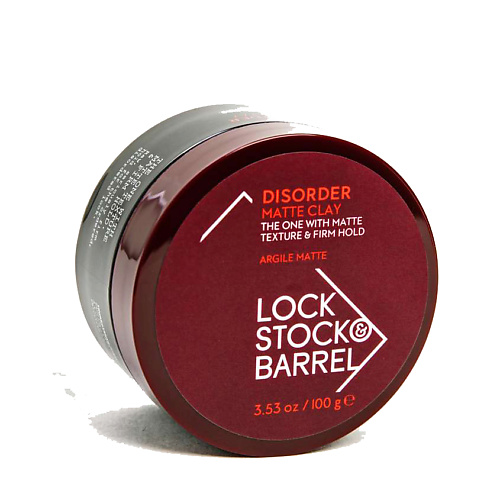 LOCK STOCK & BARREL Жесткая глина Disorder Matte Clay 100 #1