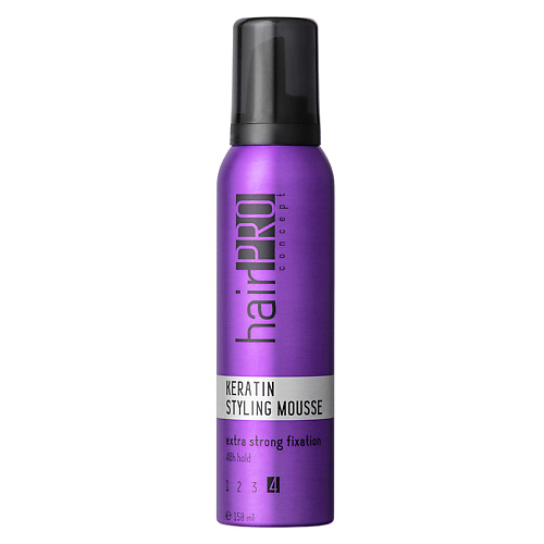 HAIR PRO CONCEPT Мусс для укладки c кератином Keratin Styling Mousse 150 #1
