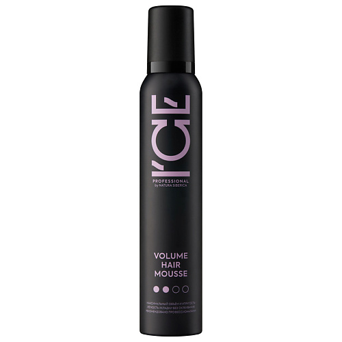 ICE BY NATURA SIBERICA Мусс для придания объёма волосам Professional Volume Hair Mousse 200 #1