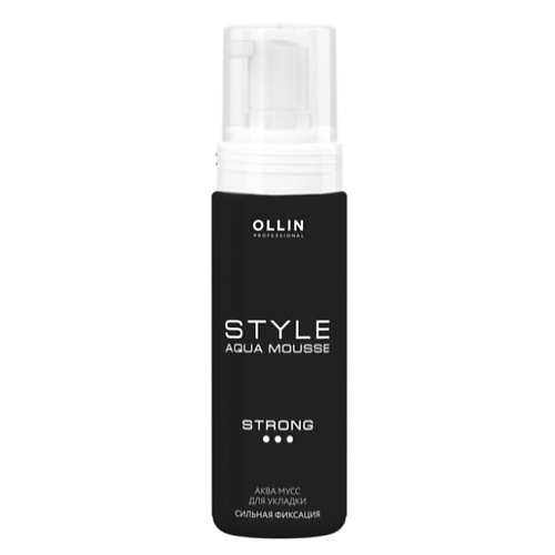 OLLIN PROFESSIONAL Аква мусс для укладки сильной фиксации OLLIN STYLE 150 #1