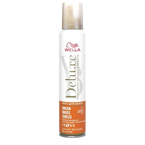 WELLA Мусс для волос Deluxe DREAM WAVES & CURLS сильная фиксация 200 #1