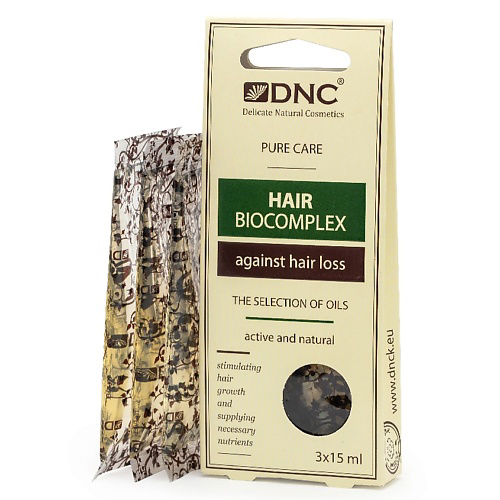 DNC Биокомплекс против выпадения волос The Selection of Oils Hair Biocomplex 3 #1