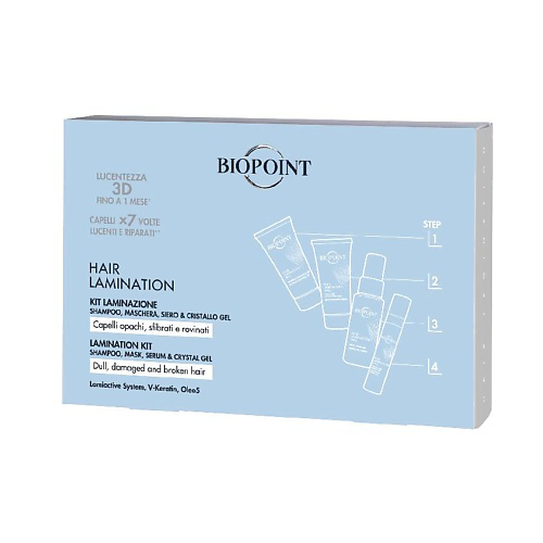 BIOPOINT PERSONAL Набор средств по уходу за волосами ламинирующий Hair Lamination #1