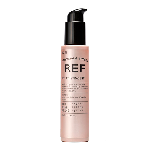 REF HAIR CARE Крем для выпрямления кудрявых волос термозащитный 125 #1