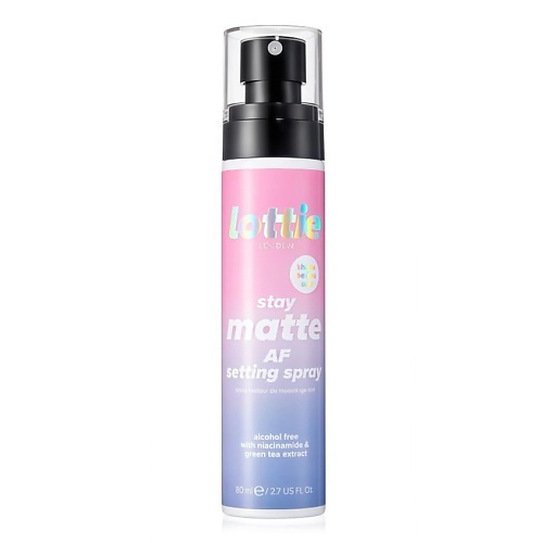 LOTTIE LONDON Спрей для закрепления макияжа, матирующий Stay Matte AF #1