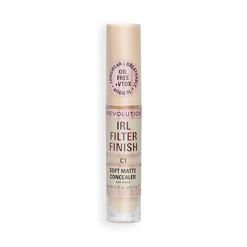 REVOLUTION MAKEUP Консилер для лица IRL FILTER FINISH SOFT MATTE CONCEALER #1