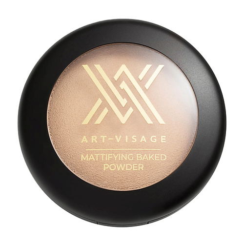 ART-VISAGE Пудра для лица запечённая Velvet Mineral Mattifying Baked Powder #1