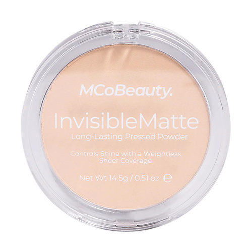 MCOBEAUTY Пудра для лица матовая пресованная Invisible Matte Long Lasting Pressed Powder #1
